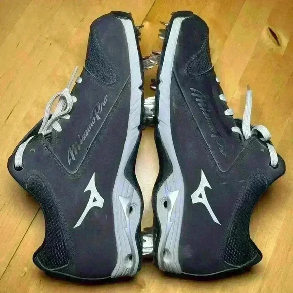 Mizuno 9-spike advanced pro elite Baseball metal cleats 〰️ Sz 9.5 - Picture 4 of 13